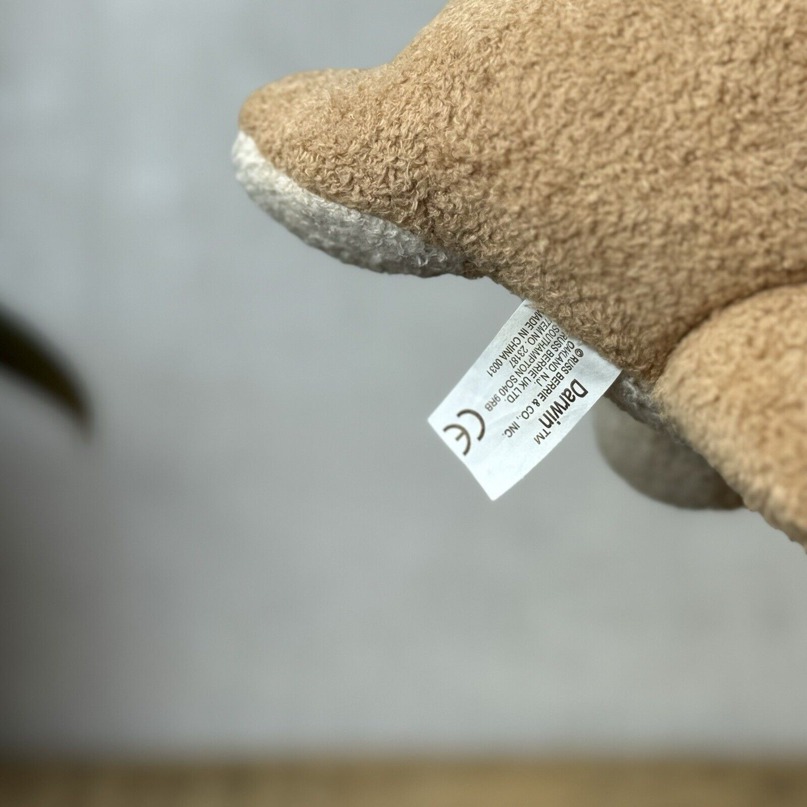 Russ Berrie Luv Pets - Tiny Kangaroo Darwin - Pocket Pal Tiny Beanie Soft Toy 6”