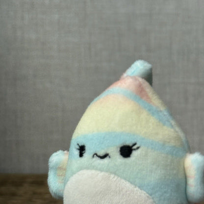 Squishville Sealife squad - Fabiola Tropical Fish - Tie Dye Fish Squishmallow 2"