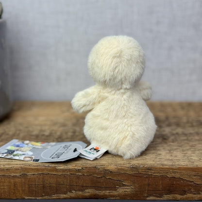 Jellycat Fluffy Chick - Tiny Yellow Fluffy Chick Bird Soft Toy Retired 4” (#2)