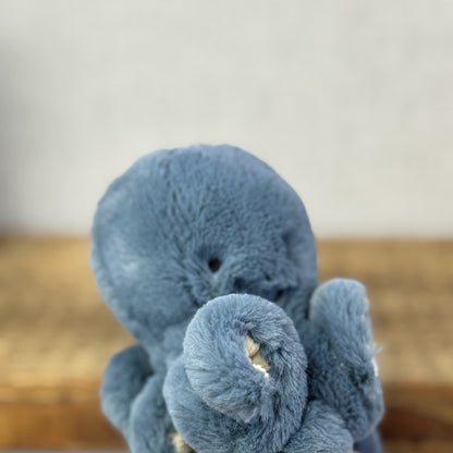 Jellycat Baby Storm Octopus - Tiny Blue Octopus Plush Retired Sea Creature 5"