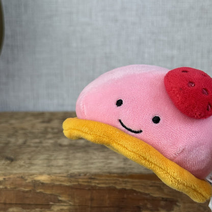 Jellycat Pretty Patisserie Dome Framboise Collectible Plush Pink Cake 5" (#2)