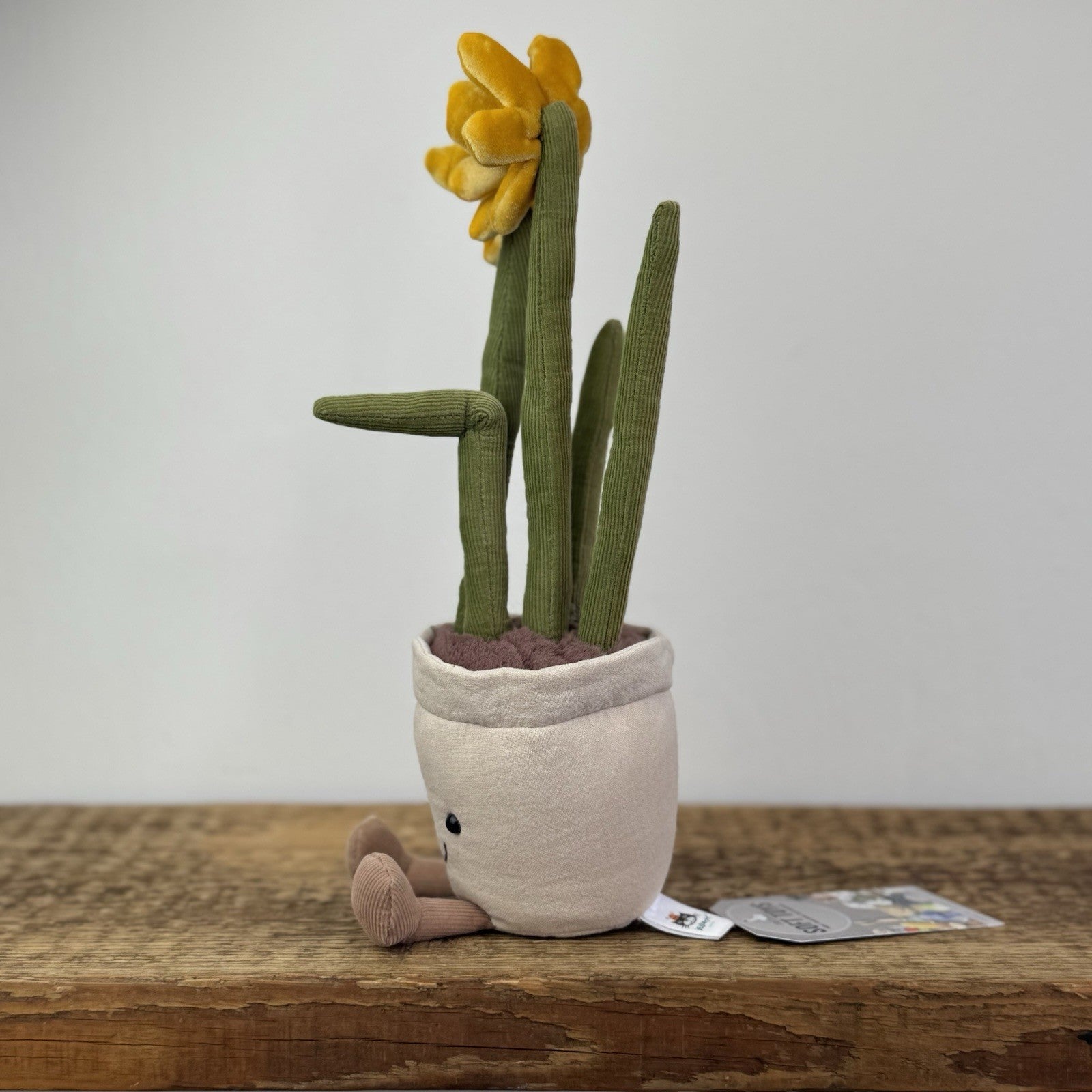 Jellycat Amuseable Daffodil - Plant Pot Soft Toy Retired Rare Collectible 