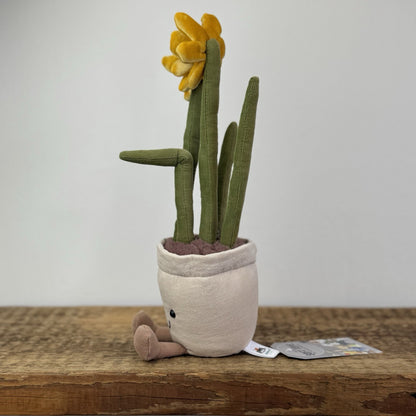 Jellycat Amuseable Daffodil - Plant Pot Soft Toy Retired Rare Collectible 