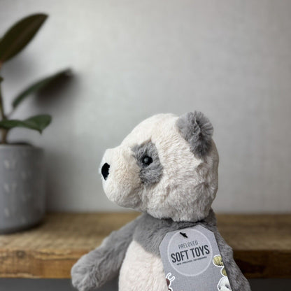 Jellycat Medium Buckley Panda - Snugglet Panda - Grey & White Beanie Panda 14”