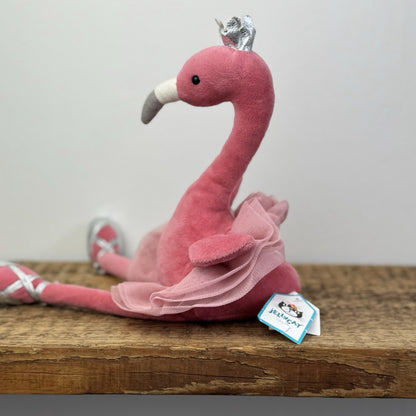 Jellycat Fancy Flamingo - Pink Ballerina Flamingo With Tags (imperfect Tags)