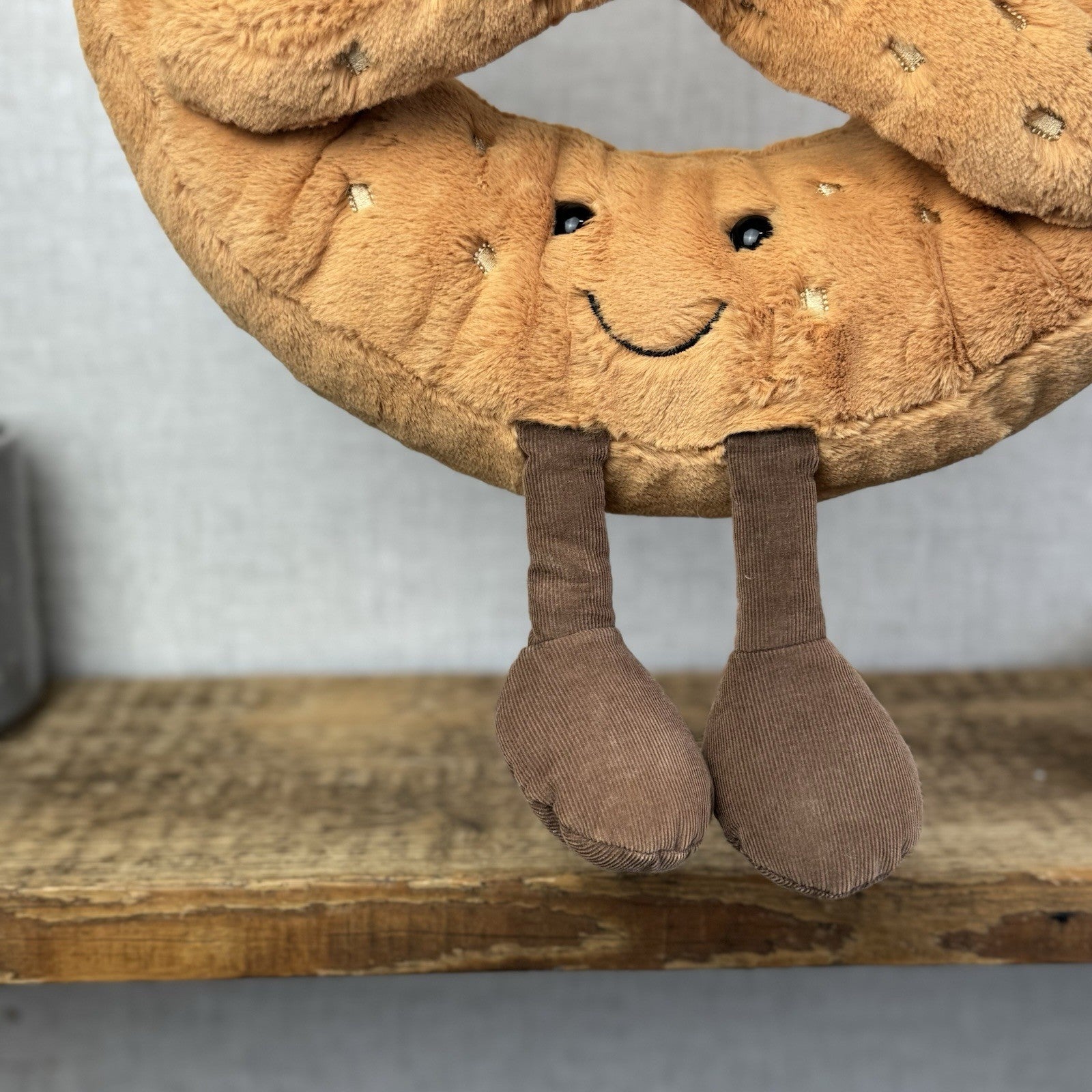 Jellycat Huge Amuseable Pretzel - Huge Pretzel Soft Toy Beanie Retired Large 12”