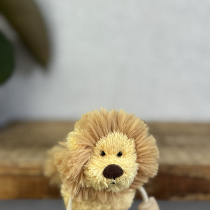 Jellycat Lion Jungle Babbler Vintage Soft Plush Toy Retired 4.5" (working Order)
