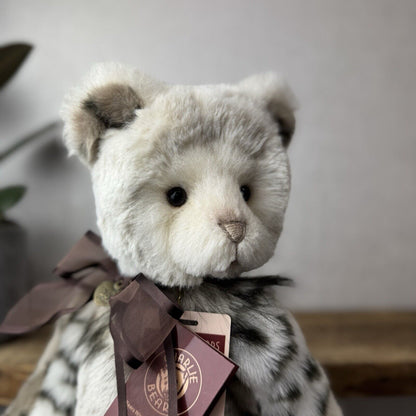Charlie Bear Genevieve - Plumo Collection - Isabelle Lee Bear Neutral Bear 17”