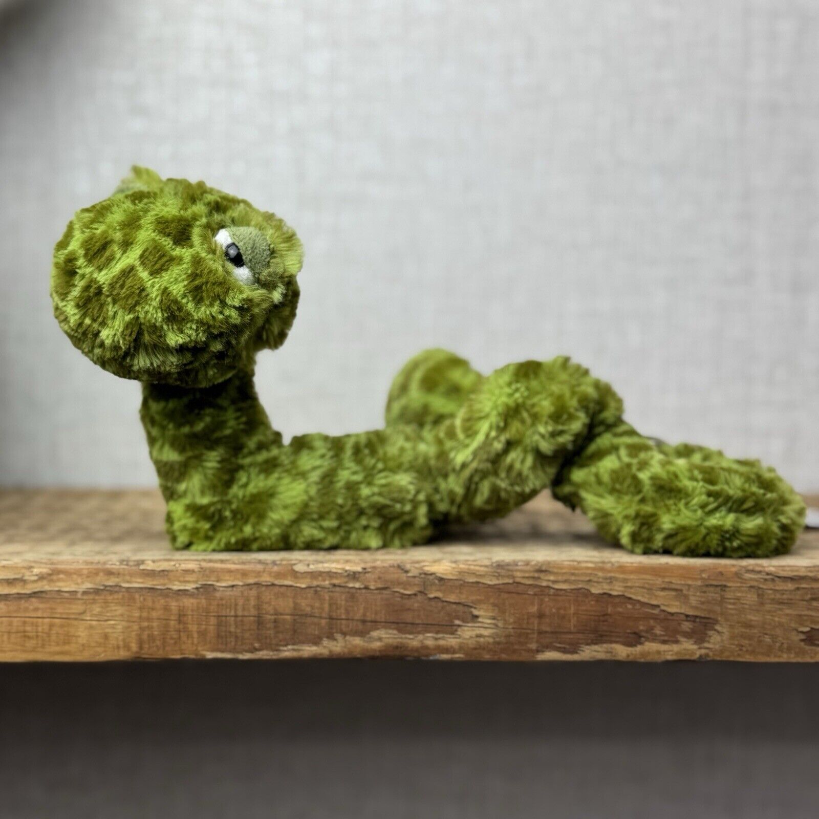 Jellycat Sebastian Snake Small - Jellycat Green Spotty Snake Plush - Retired 10”