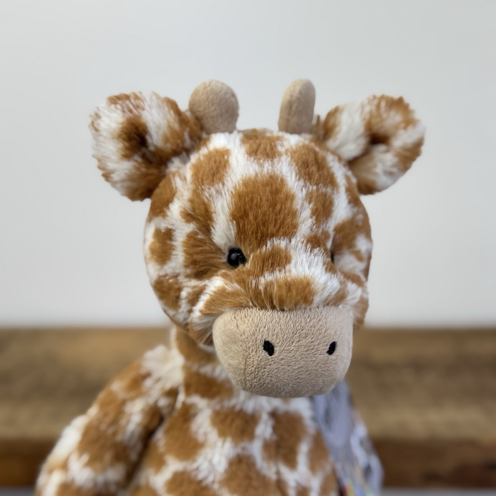 Jellycat Medium Bashful Giraffe (first Release/old Style) Beanie Retired 12"