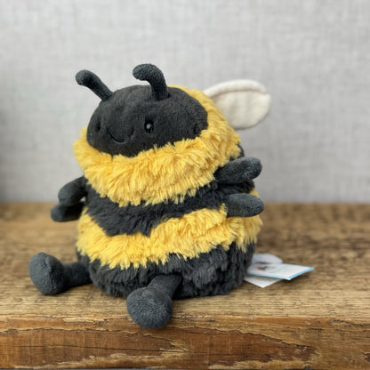 Jellycat Albee Bee - Small Bumble Bee Beanie Plush New With Tags 6"