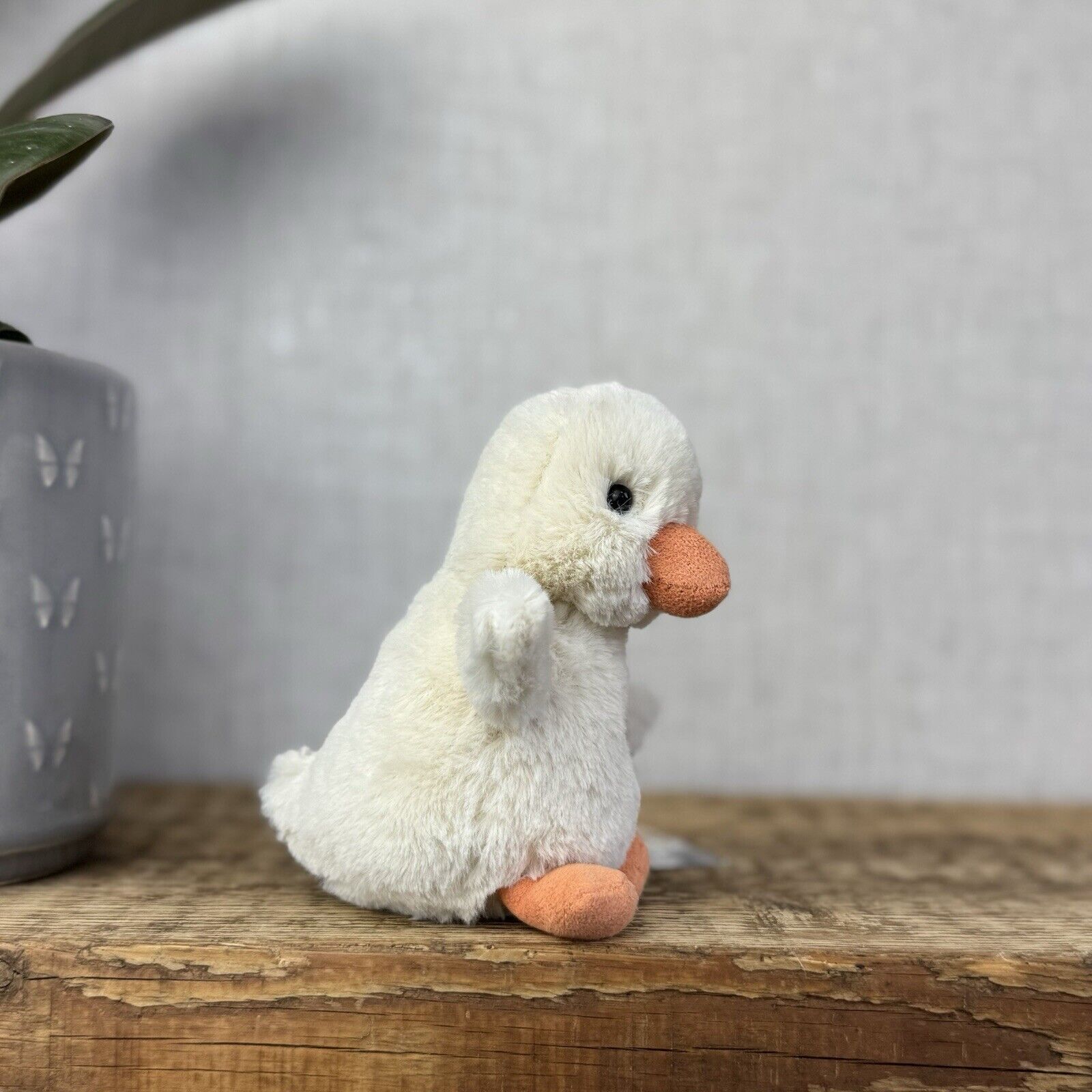 Jellycat Nippit Duck - Tiny Soft Beanie Duck Toy Plush - Retired Chick/Duck 5"