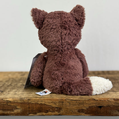 Jellycat Tumbletuft Fox - Retired Small Red Fox Soft Toy Beanie Soft Toy 7"