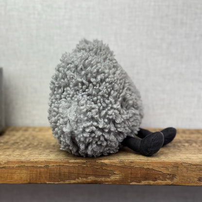 Jellycat Amuseable Storm Cloud - Grey Grumpy Cloud Plush Beanie NWT 10"