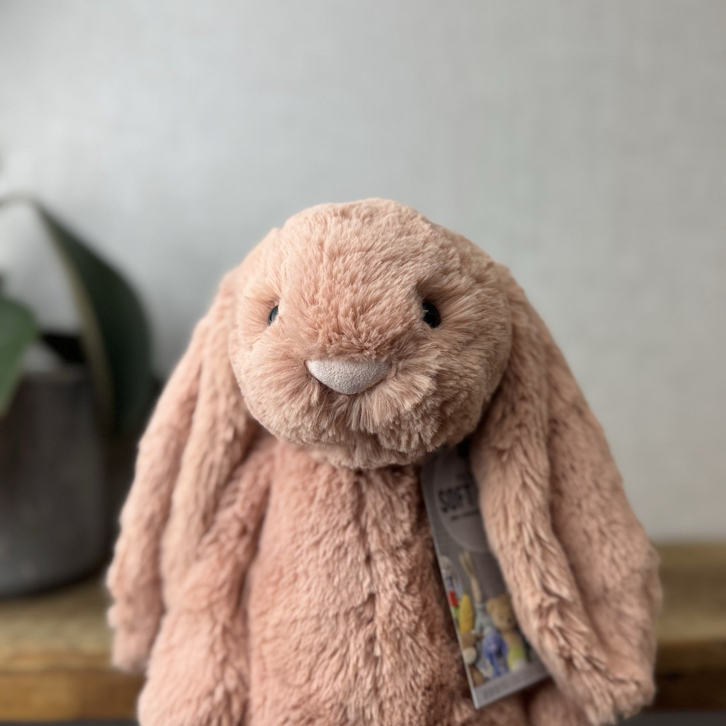 Jellycat Medium Bashful Apricot Bunny - Peach Pale Pink Bashful Jellycat 12”