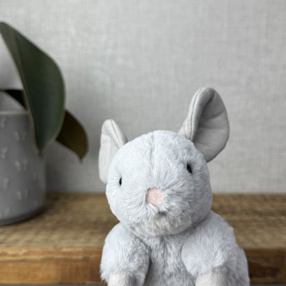 Jellycat Misty Chinchilla - Silver Grey Small Chinchilla Beanie Retired 6” (#2)