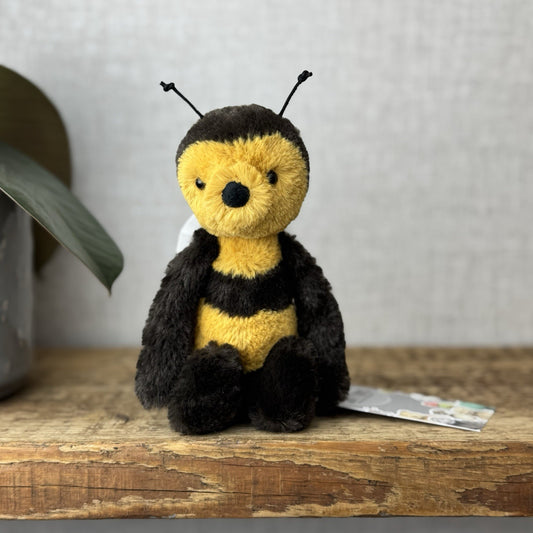 Jellycat Small Bashful Bee - Bumble Bee Plush Beanie Insect Soft Toy Retired 8”