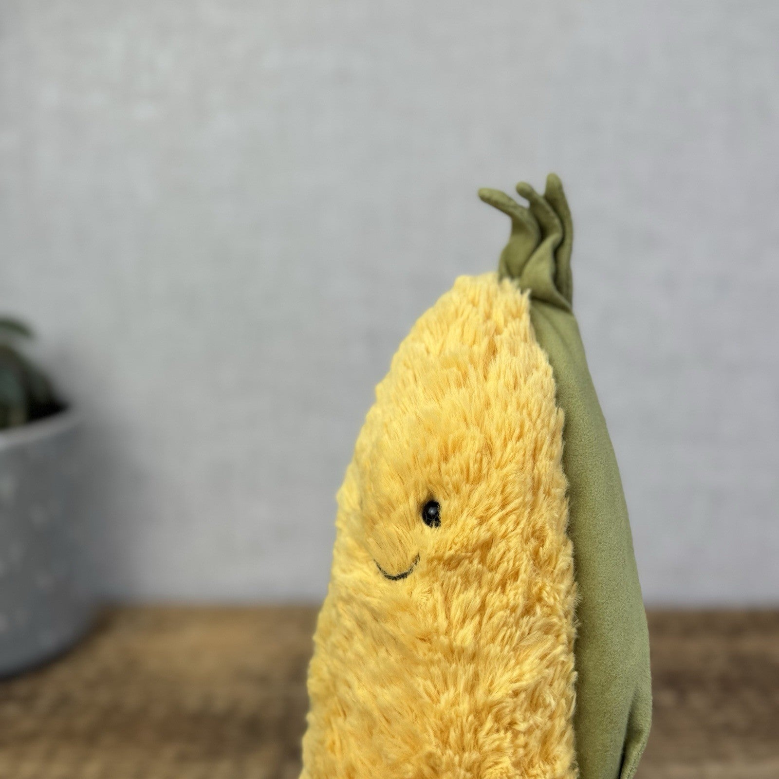 Jellycat Amuseable Corn On The Cob - Corn Cob With Legs Medium Retired Plush 12"