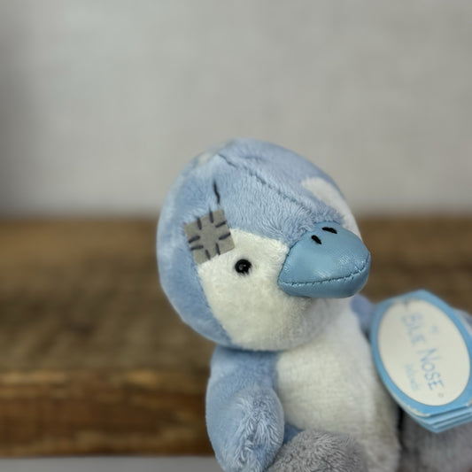 Blue Nose Friends Chilly #17 - Mini Blue Penguin Beanie Plush Toy Tiny 5"