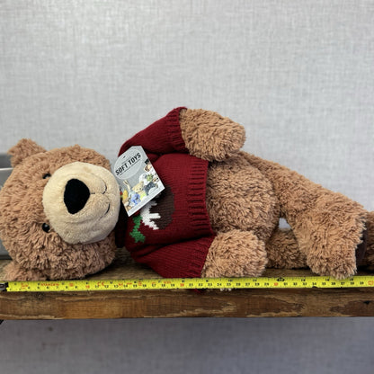 John Lewis Christmas Pudding Jumper 2017 Bear  (John Lewis Collab) Jellycat 18"