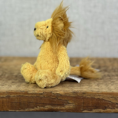 Jellycat Baby Bashful Lion - Tiny Mini Lion Soft Toy Pocket Pal Beanie Rare 5”