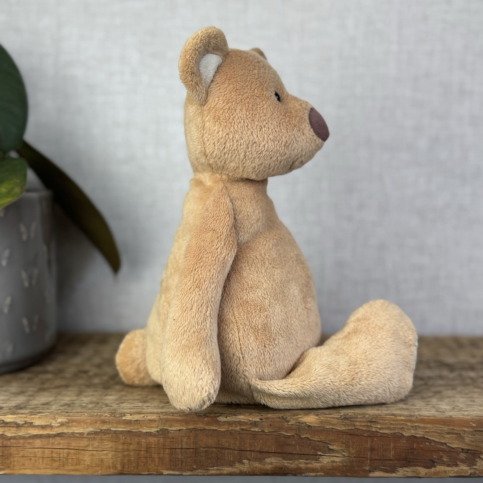 Jellycat JellyKitten Traditional Teddy Bear Beige Tan New Without Tags 12” Rare