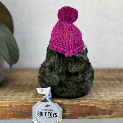 Jellycat Fuscia Cozi Amuseable Avocado - Soft Avocado With Purple Beanie Hat 6"