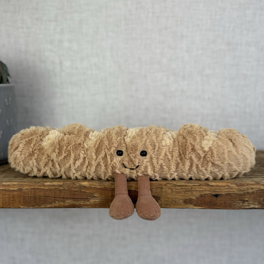 Jellycat Amuseable Baguette - First Release Bread Baguette Plush Beanie HTF 11"