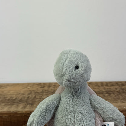 Jellycat Small Bashful Turtle - Small Green Turtle Soft Toy Retired 6" 