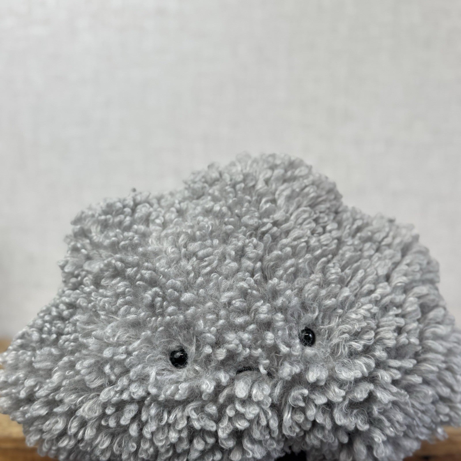 Jellycat Amuseable Storm Cloud - Grey Grumpy Cloud Plush Beanie NWT 10"