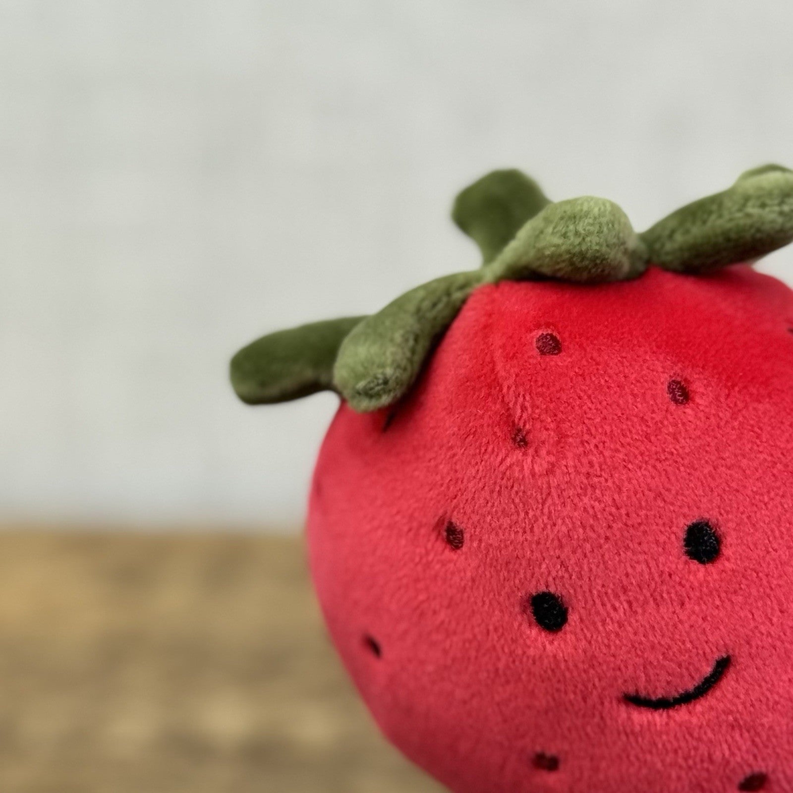 Jellycat Fabulous Fruit Strawberry - Soft Toy Play Food - Fruit Soft Toy 4” (#2)
