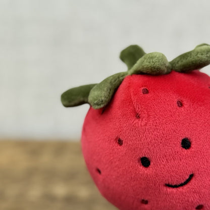 Jellycat Fabulous Fruit Strawberry - Soft Toy Play Food - Fruit Soft Toy 4” (#2)
