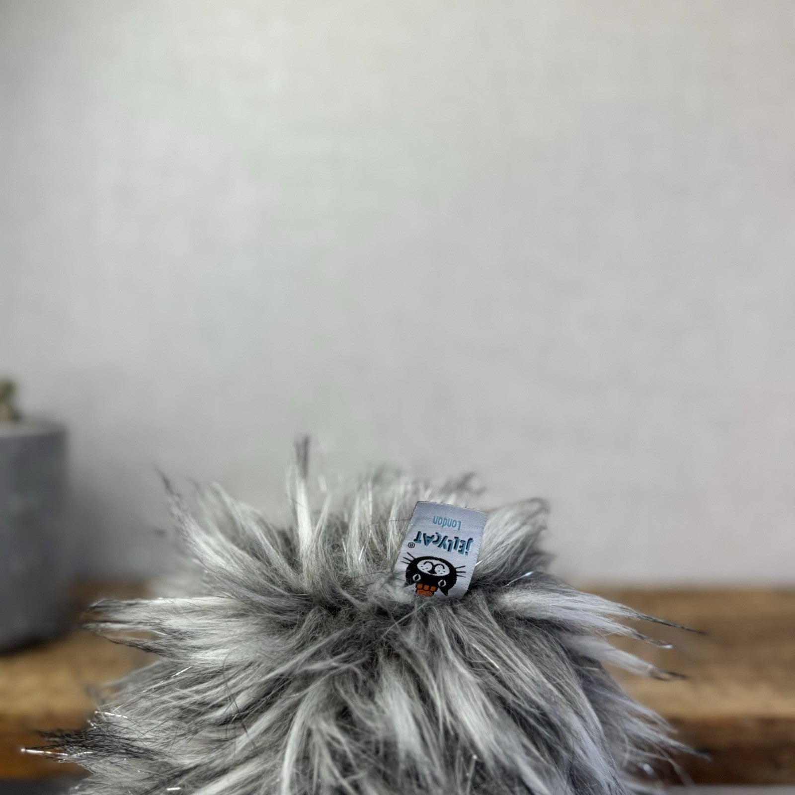 Jellycat Gloria Owl - Large Fluffy Owl Rare Retired Grey/Silver Sparkly Bird 12"