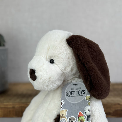Jellycat Medium Puffles Dog Puppy - Super Soft Puppy Dog Medium Retired 12”