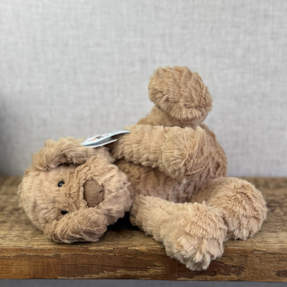 Jellycat Fuddlewuddle Puppy Medium - Light Brown Beige Dog With Tags Rare 8"