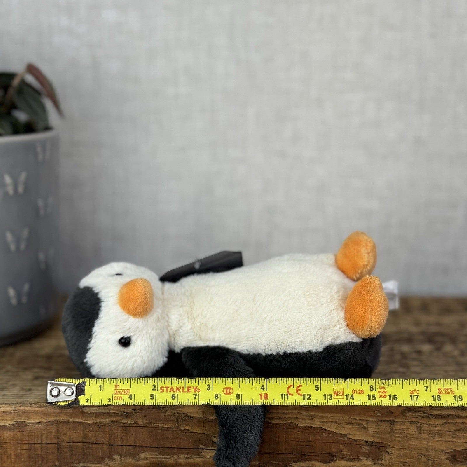 Jellycat Small Bashful Penguin - Small Retired Penguin Grey NWOT 8” (#2)