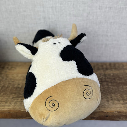 Jellycat Scallywag Cow - Large Head Cow Soft Toy Vintage Retired Quirky 10"