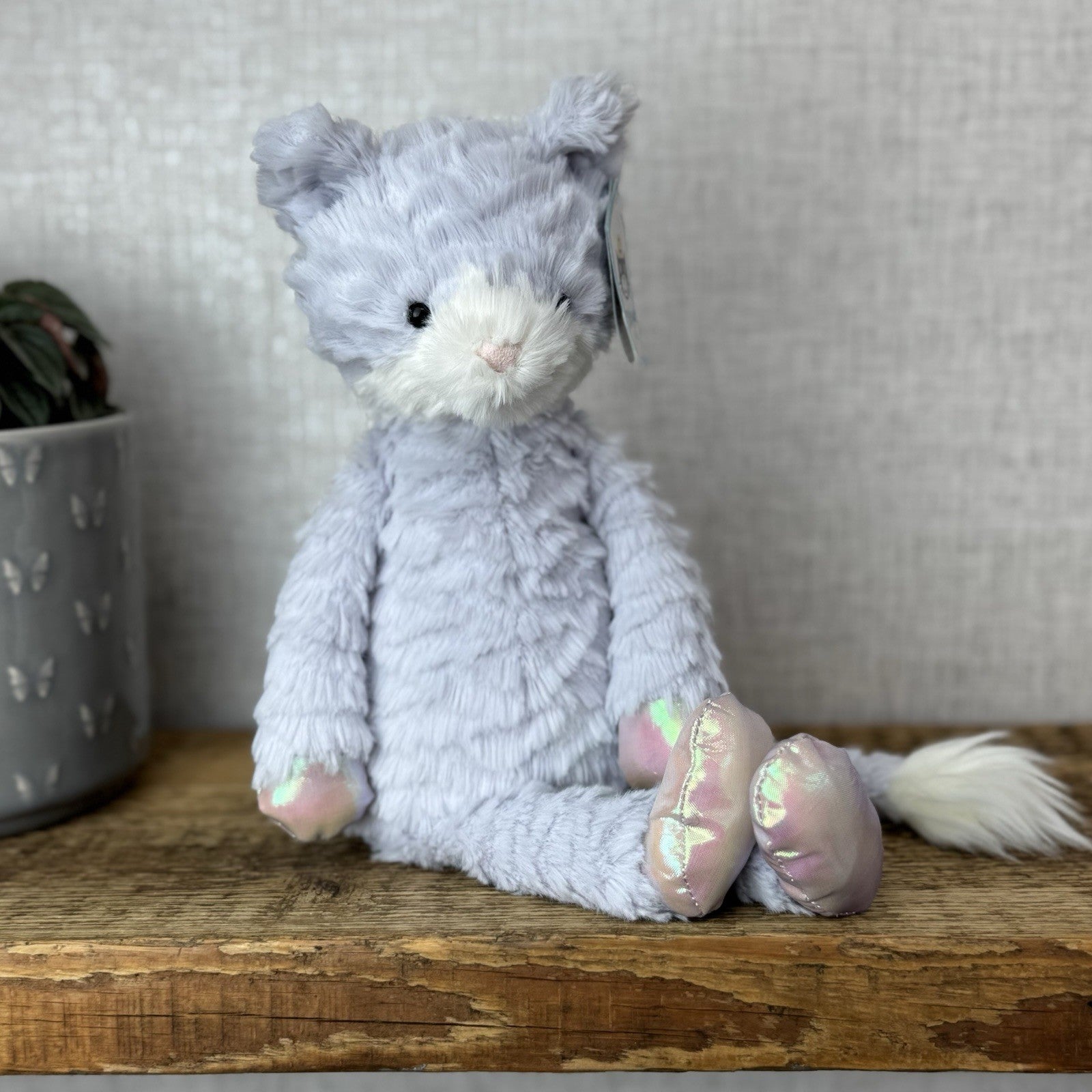 Jellycat Small Dainty Kitten New With Tags - Lilac Kitten Soft Toy Retired 12"
