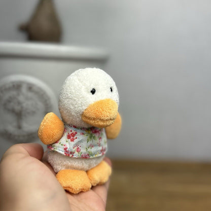 Jellycat Spring Sweetie Chick - Tiny Chick In Floral Top - Tiny Duck 4”