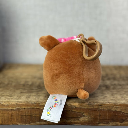 Squishmallow Keyring Clip - Valneintes Andres The Sheltie Clip On Plush Toy 3.5"