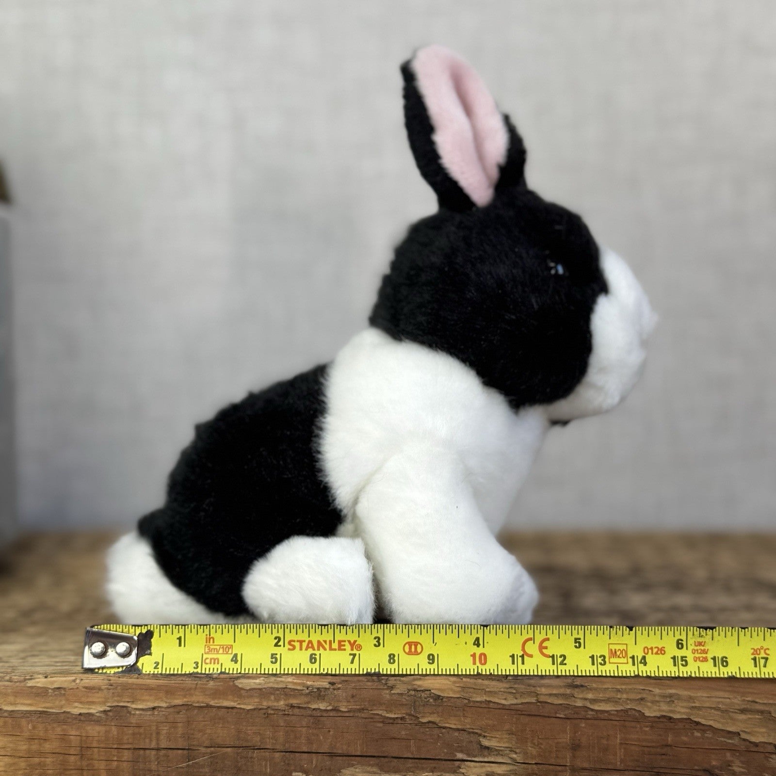 Wilberry Soft Toy Mini Dutch Bunny - Mini Black/White Lop Bunn Soft Toy NWOT