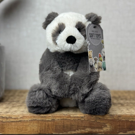 Jellycat Small Harry Panda Cub - Super Soft Panda Beanie Plush 8” Rare