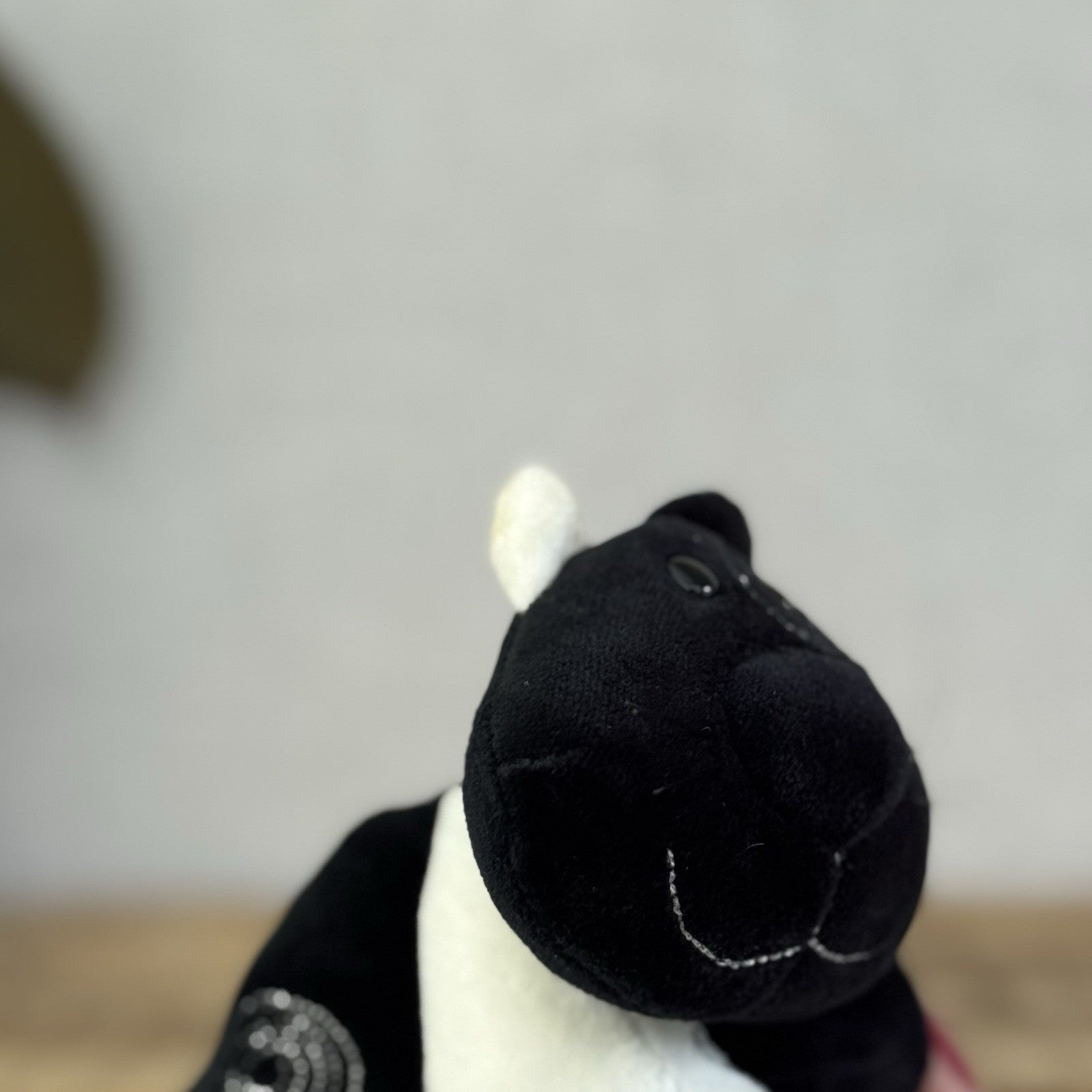 Jellycat Tubby Toes Cat - Vintage Black & White Cat Soft Toy Beanie Mini 4”