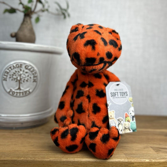 Jellycat Syd Salamander - Red Spotty Beanie Lizard Plush Medium 12”