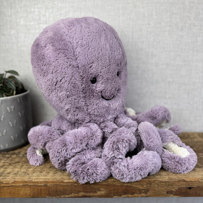 Jellycat Maya Octopus - Purple Large Octopus Beanie Super Soft 16"