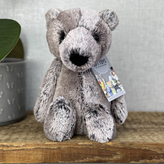 Jellycat Bramble Bear - Medium Woodland/cottontail colour Bashful Bear 12"