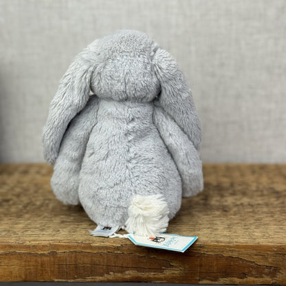 Jellycat Small Blossom Silver Bunny "Bloom" BNWT Purple Floral Ears Grey Bunny