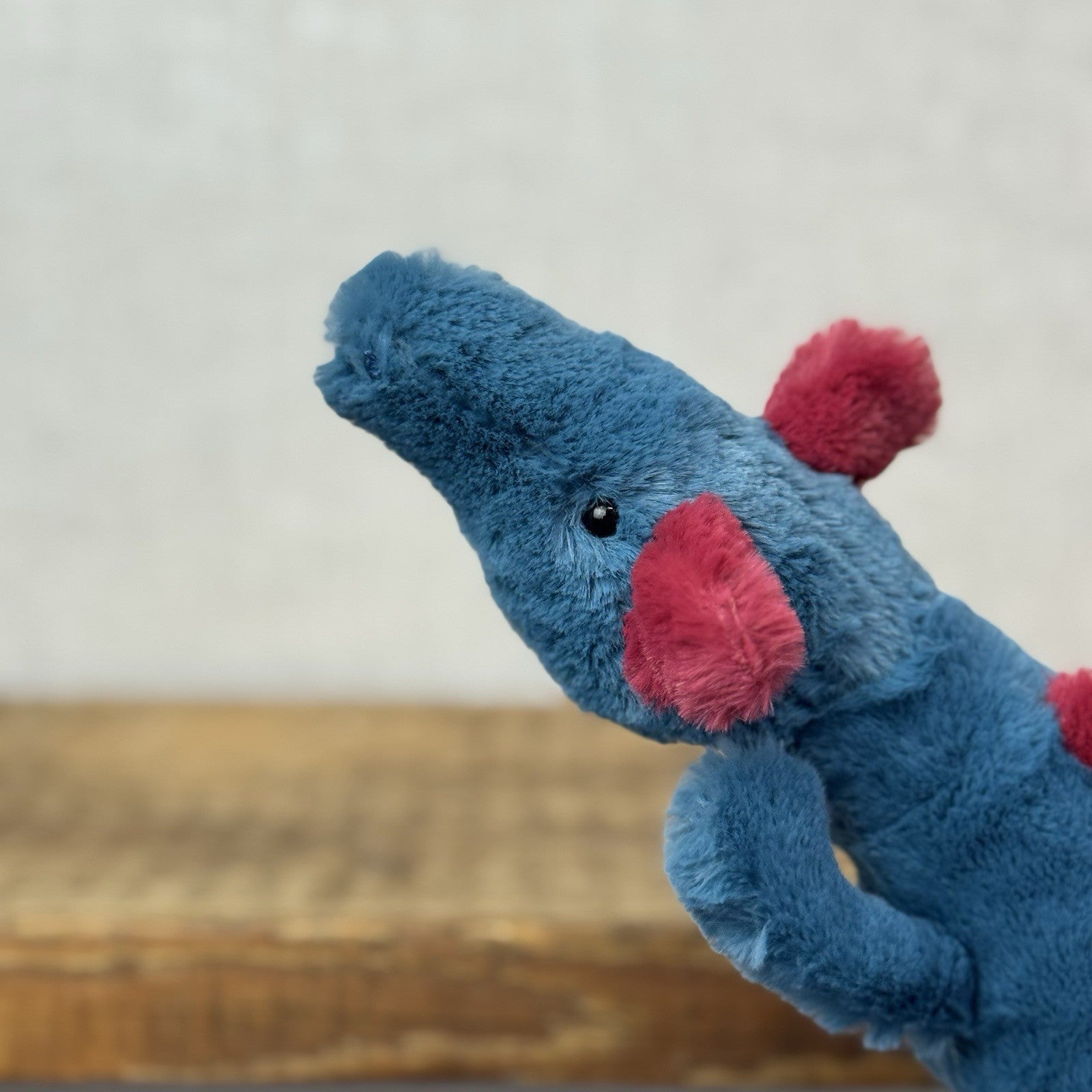 Jellycat Little Dexter Dragon - Red/Blue Beanie Small Dragon Retired 11”
