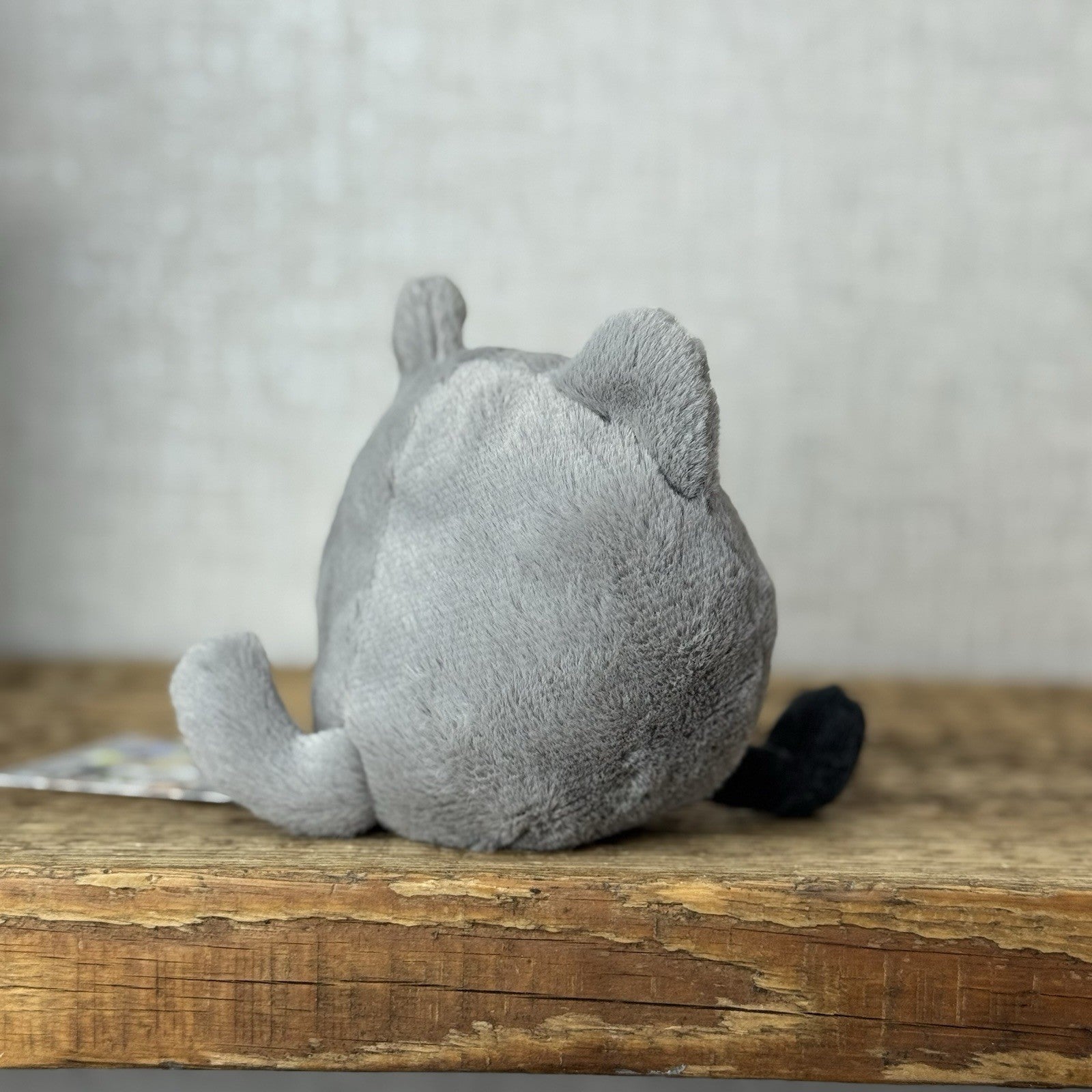 Jellycat Amuseabean Kitty - Small Grey Beanie Kitten Cat Soft Toy Retired 5”