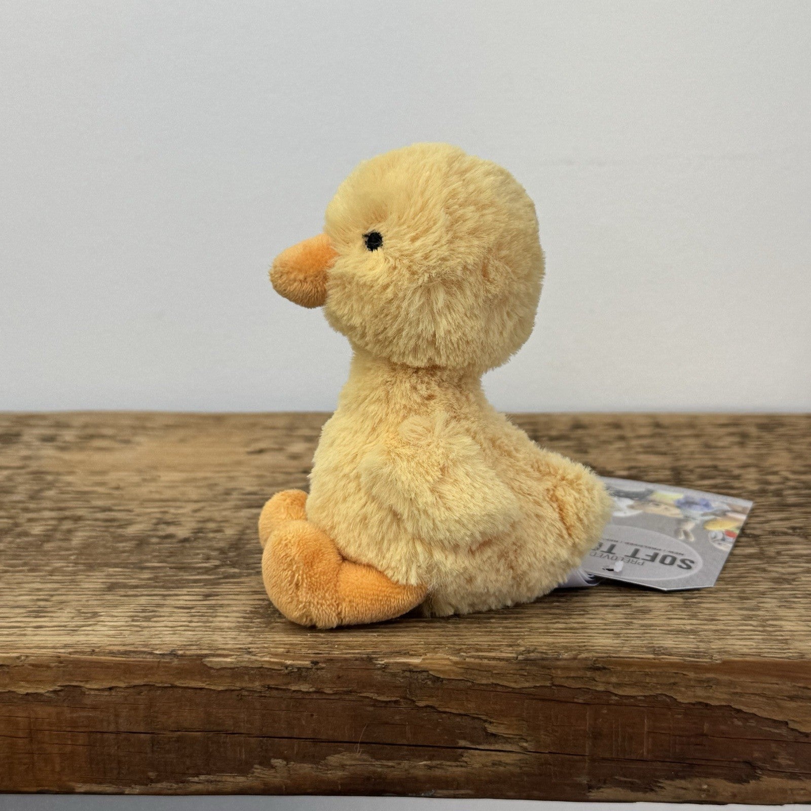 Jellycat Yellow Diddy Duckling - Tiny Rare Yellow Duckling Mini Beanie Plush 5"